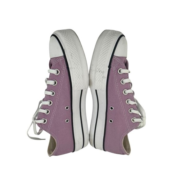 Converse Chuck Taylor All Star Lift Platform Canvas Sneakers Amethyst Sz 8 Women - Picture 5 of 12